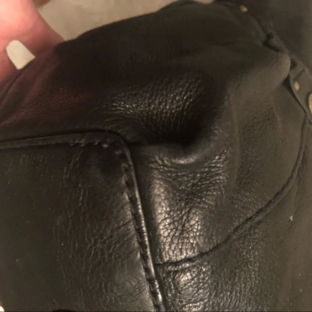 Marc by Marc Jacobs black leather hobo bag